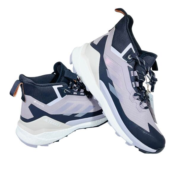 Adidas TERREX Free Hiker 2 Shoe Women 10 Hiking Shoe Mid Fig Silver Black New - Picture 1 of 8